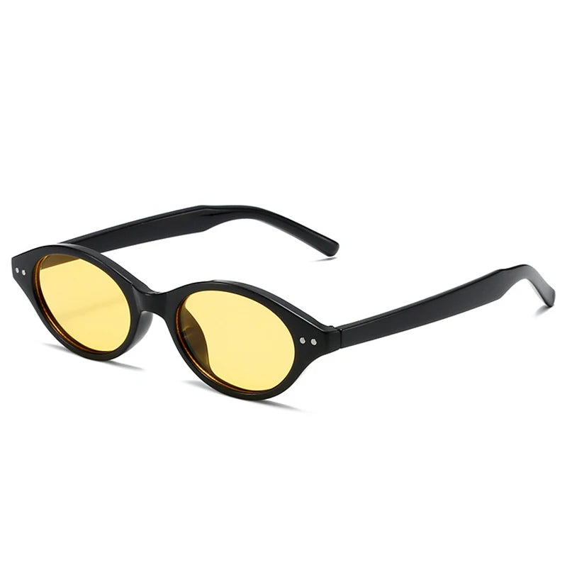 NOIRÉ Oval Sunglasses – Retro UV400 Sonnenbrille