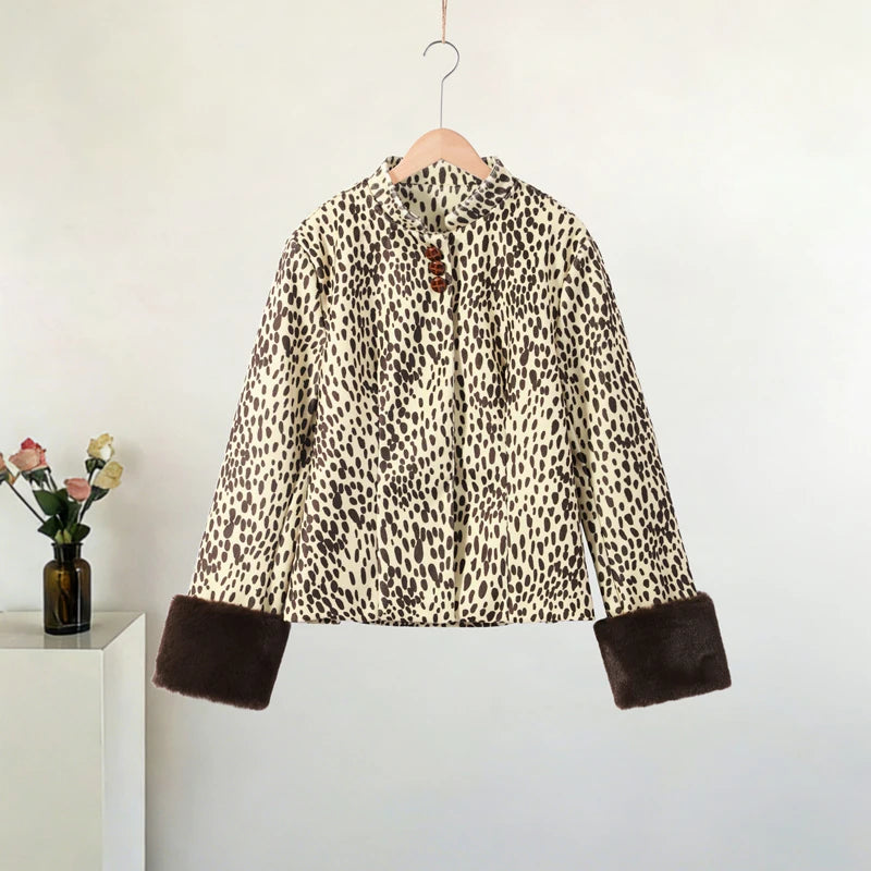 LÉOPARD – Leichte Damenjacke mit Leo-Print