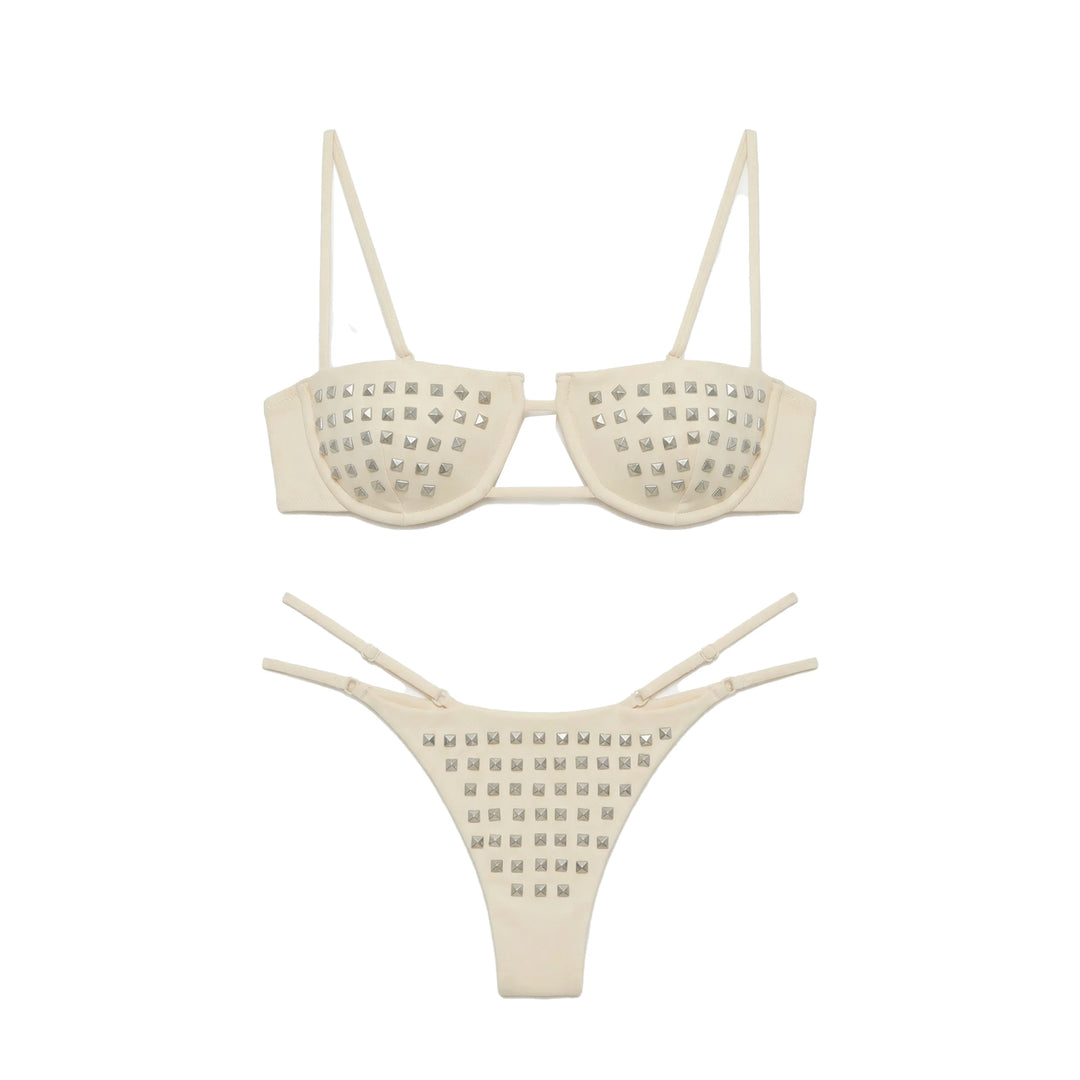 Emma Rivet Bikini Set – Sexy 2-teiliges Damen-Badeoutfit