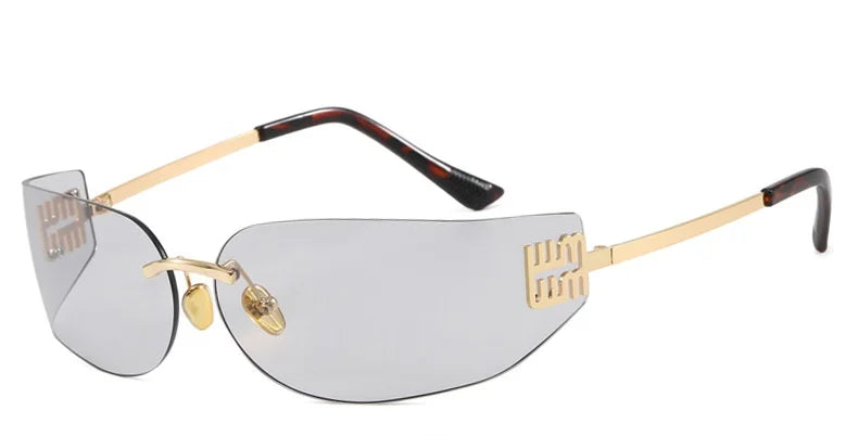 Sonnenbrille Ava – Elegante rahmenlose Light Luxury
