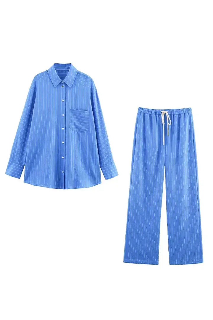 Clara Striped Suit – Sommerlicher Zweiteiler für Damen