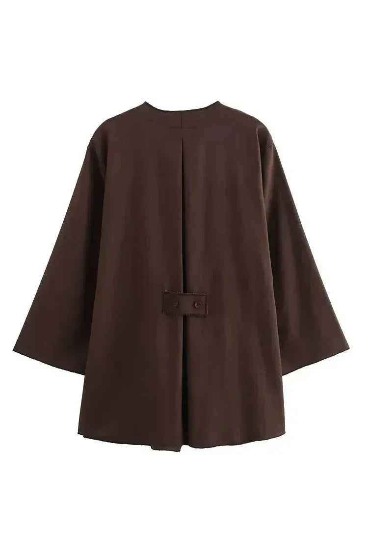 KAORI - Kimono Set – 2-Teiliges Damen Outfit mit weitem Bein