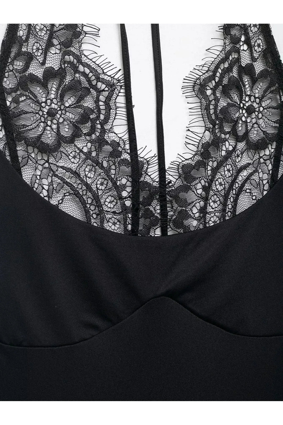Lace Halter Backless Jumpsuit – Sexy Summer Bodysuit