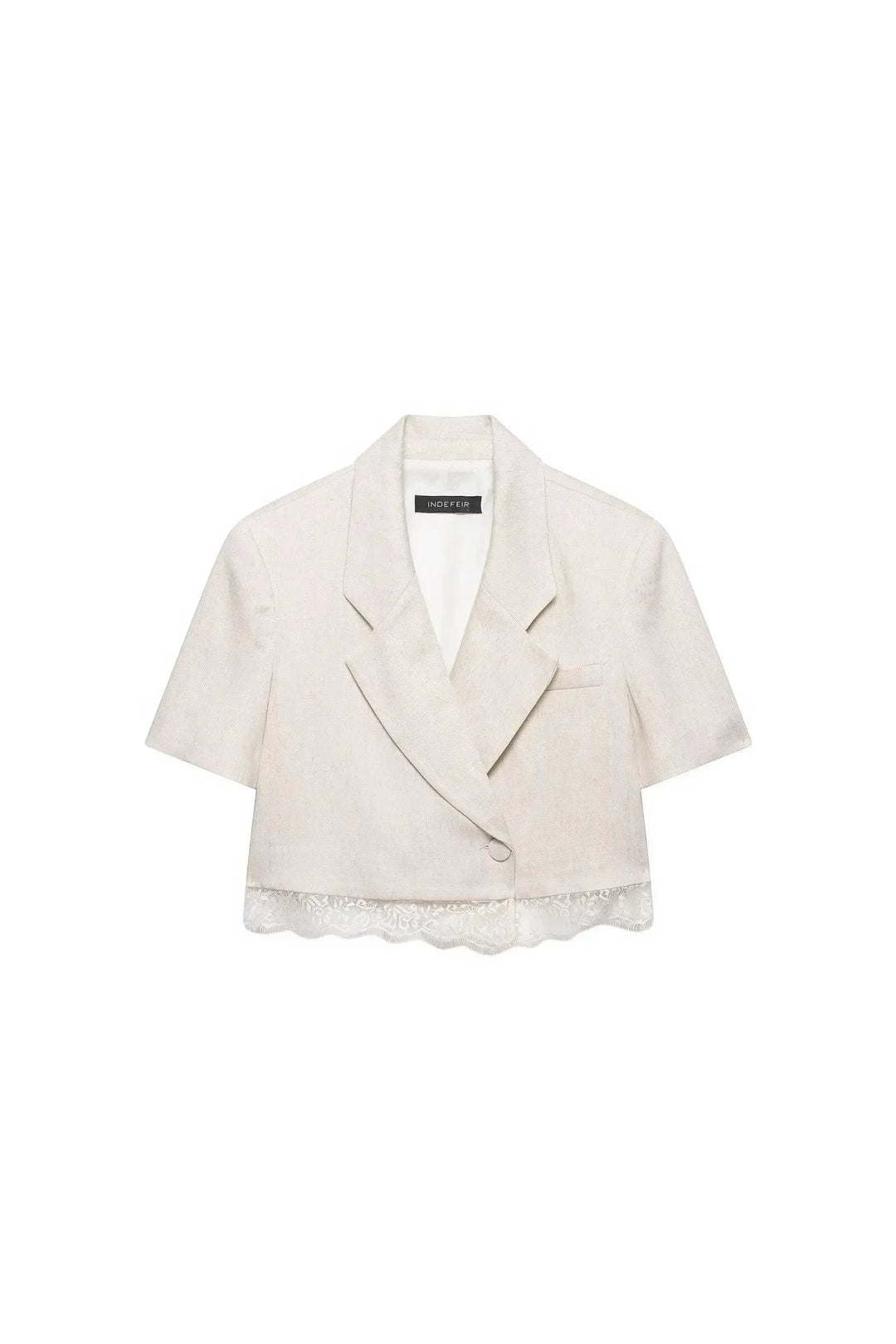 Lace Patchwork Blazer Set – Chic Summer Co-Ord