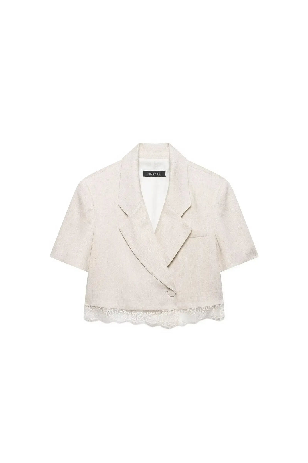 Lace Patchwork Blazer Set – Chic Summer Co-Ord