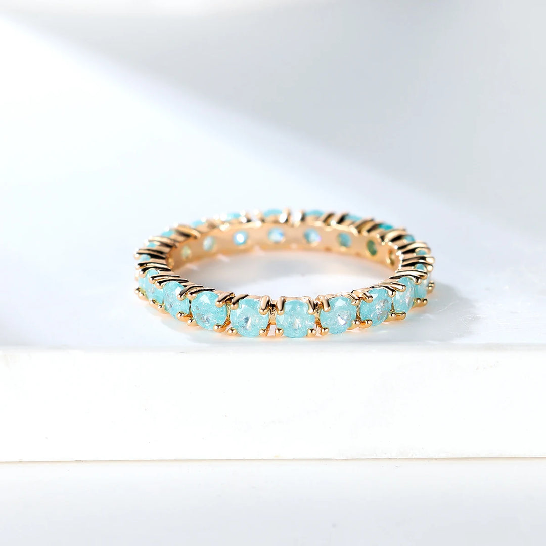 FLEURÉA Bloom Ring – Vergoldeter Zirkonia Ring