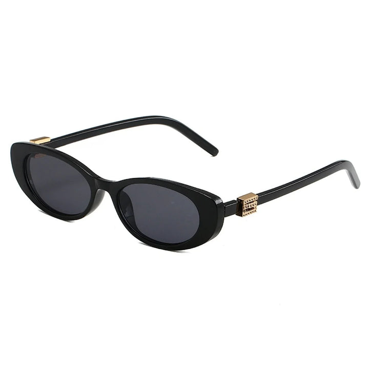 Mira Oval Lumière Retro Sunglasses