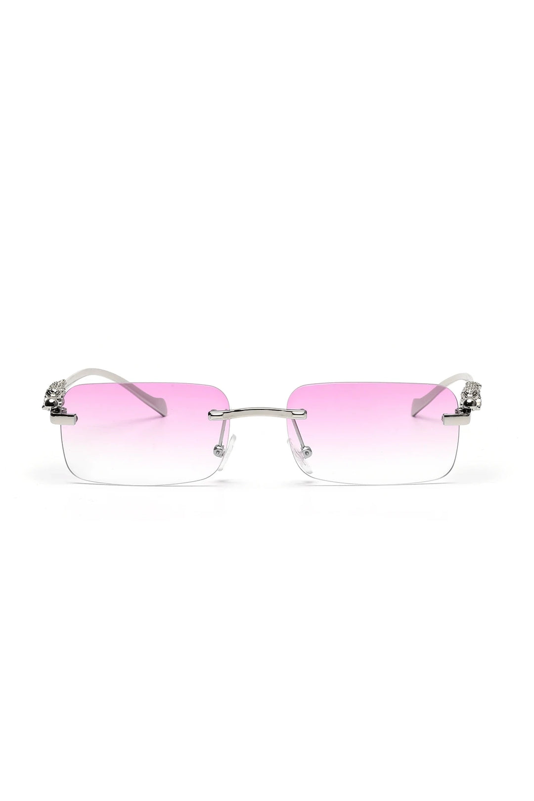 Ruiao rimless sunglasses UV400 fashion square metal glasses for men women designer man's brand sun glasses shades for outdoor