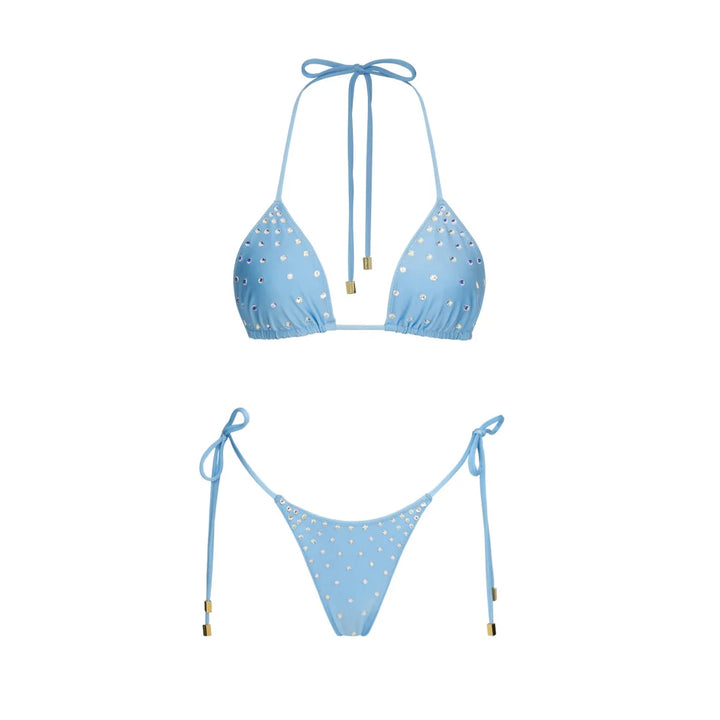 Bikini Luna – Eleganter Bandeau Bikini mit Sarong