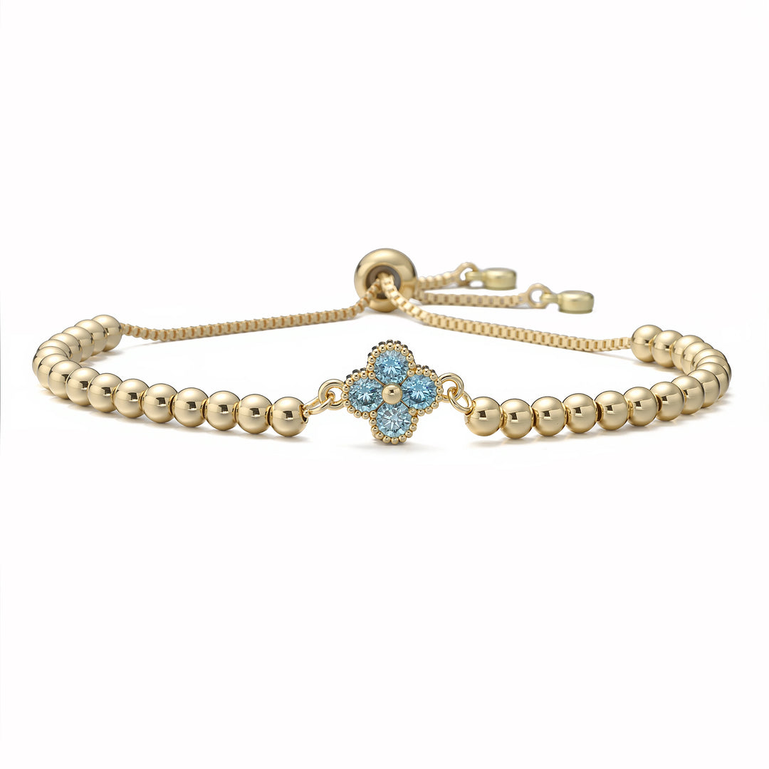 LUMINA Birthstone Bracelet – Verstellbares Geburtsstein Armband