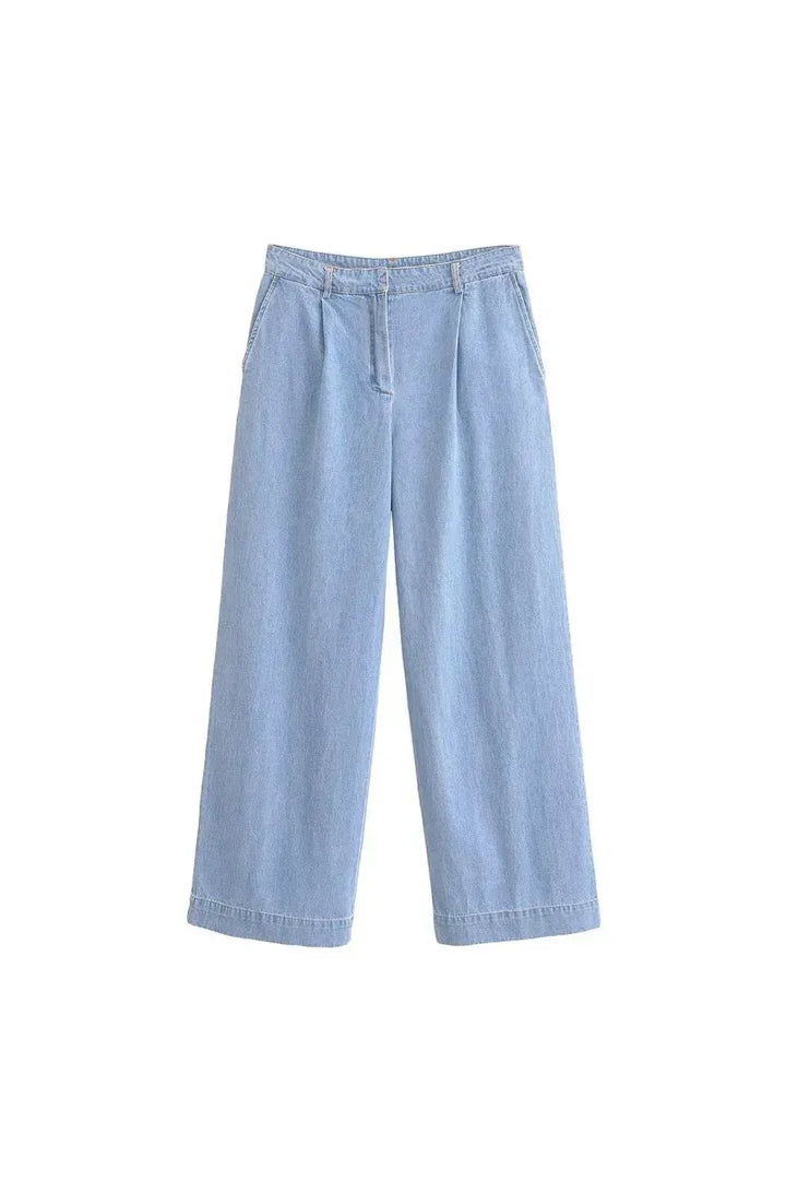 Olivia Denim Set – Stylischer Sommer-Zweiteiler