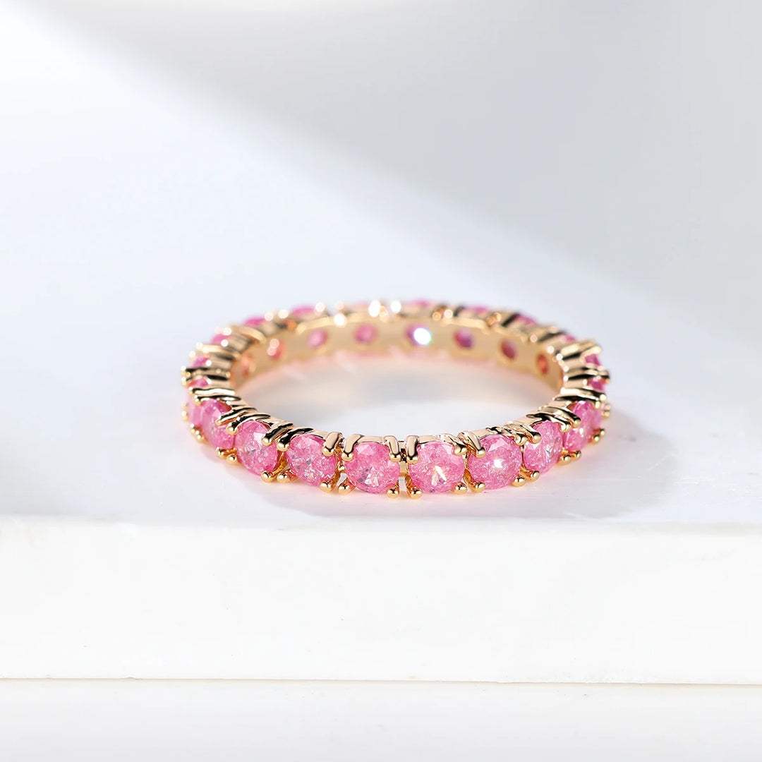 FLEURÉA Bloom Ring – Vergoldeter Zirkonia Ring