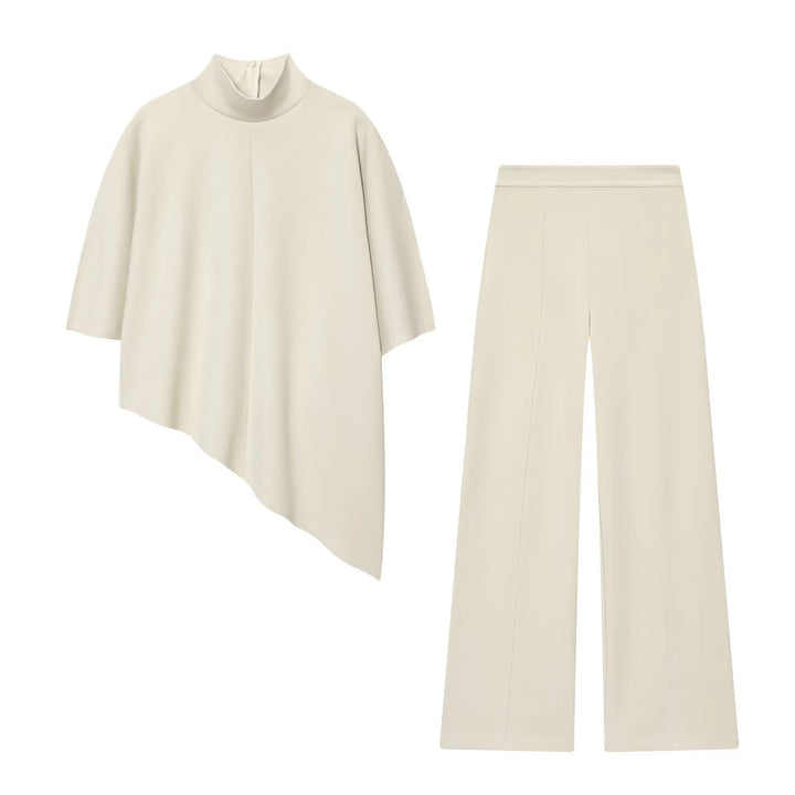 Victoria Breeze Set – Lässiges Oberteil & Gerade‑Bein‑Hose für Frühling