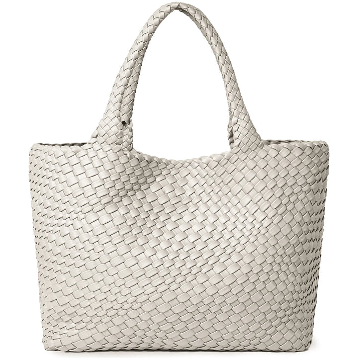 MAYA – Große Geflochtene Tote Bag aus Veganem Leder