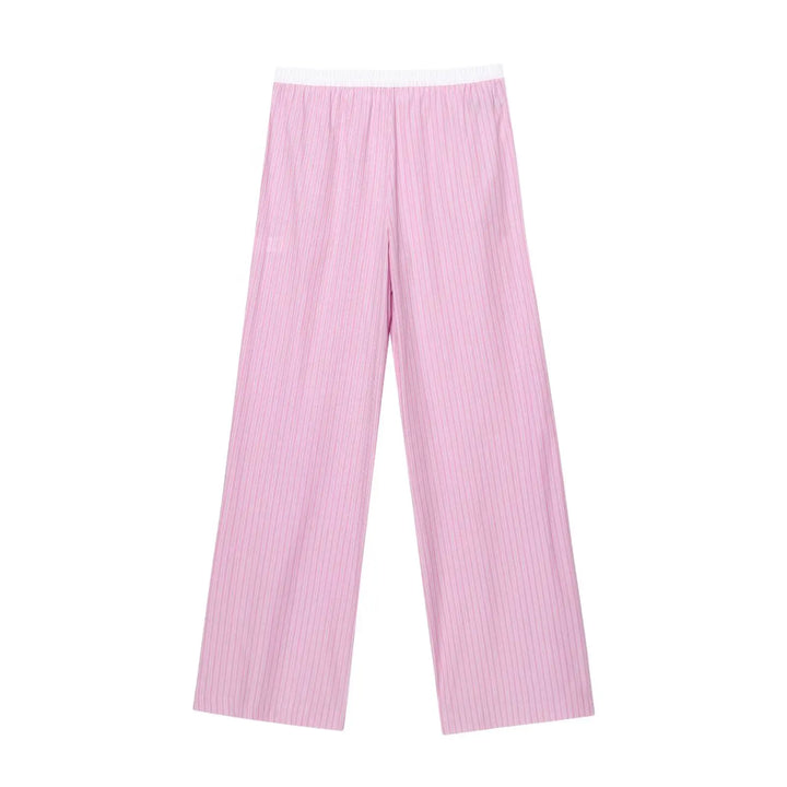 Emily Striped Pantsuit – Lässiger Zweiteiler für Damen