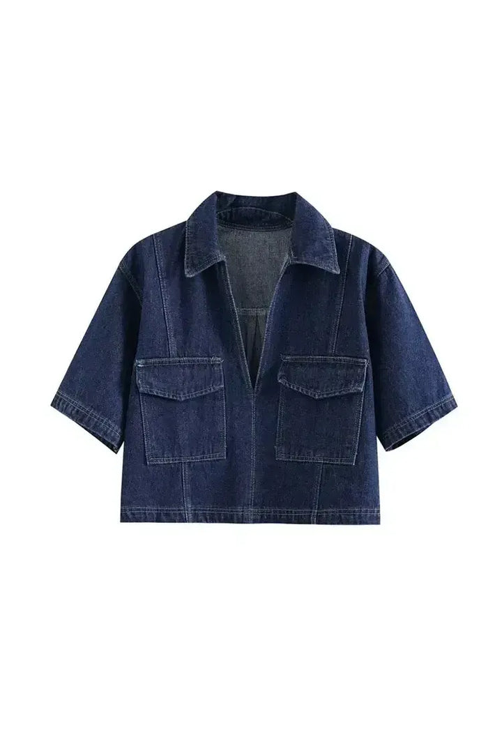 Mia Denim Chic – 2‑teiliges Damen Denim‑Set
