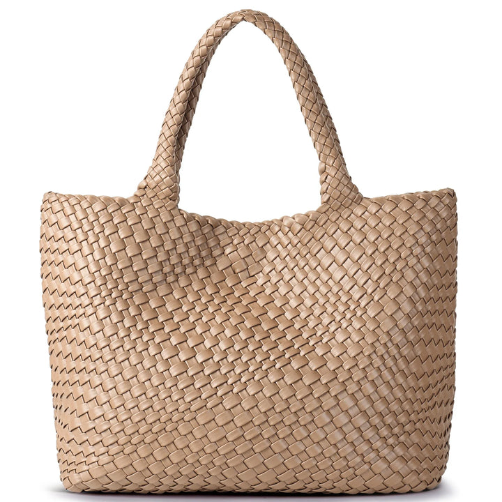 MAYA – Große Geflochtene Tote Bag aus Veganem Leder