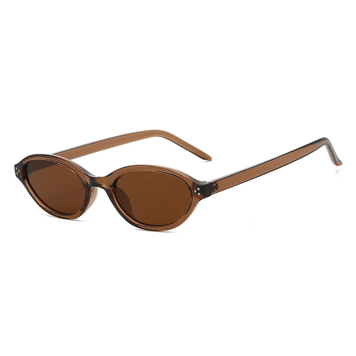 ÉCLIPSE Oval Sunglasses – Retro UV400 Sonnenbrille