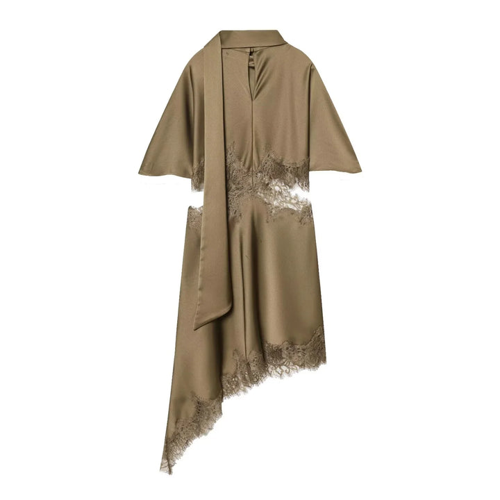 Isabella Asymmetrical Mini Dress – Elegantes Damen-Kleid für Sommer & Nacht