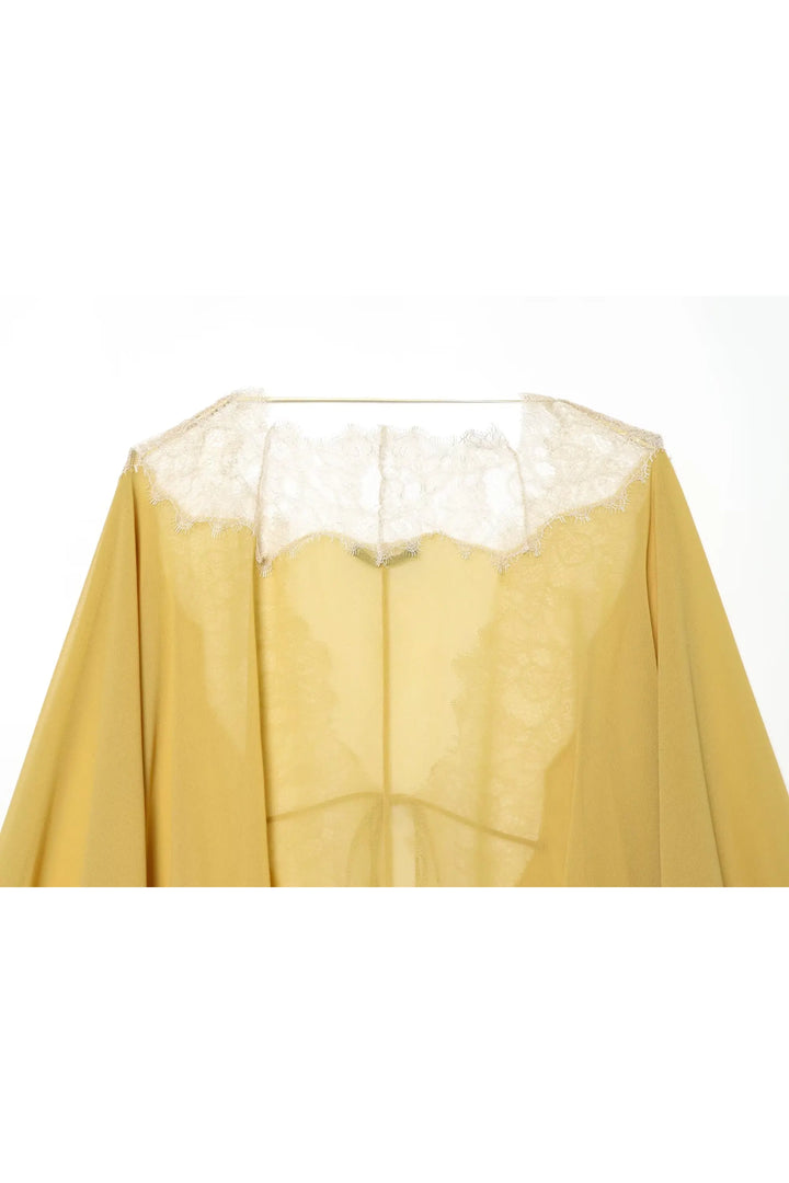 Romantische Spitzenbluse mit Laternenärmeln & Bindeband – Elegante Damenbluse