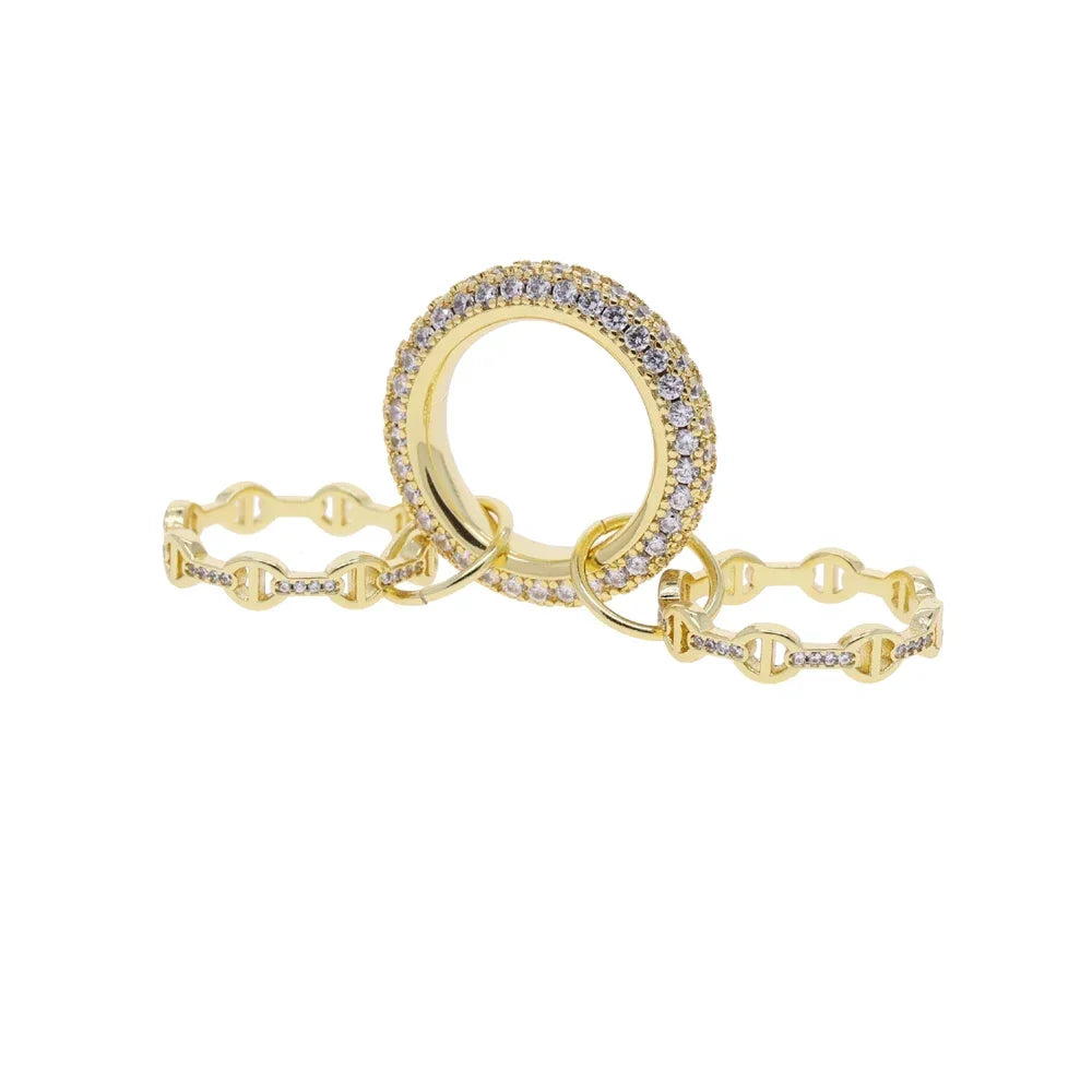 Élodie – Eleganter Zirkonia Ring mit 18K-Goldbeschichtung