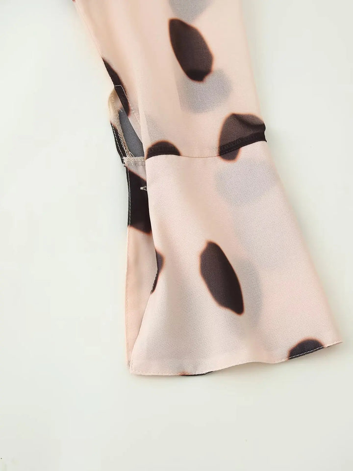 Luna – Y2K Mini Kleid mit Hemdkragen