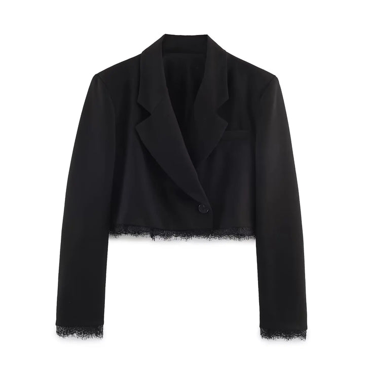 Victoria Lace Set – Eleganter Blazer-Shorts-Zweiteiler für Damen