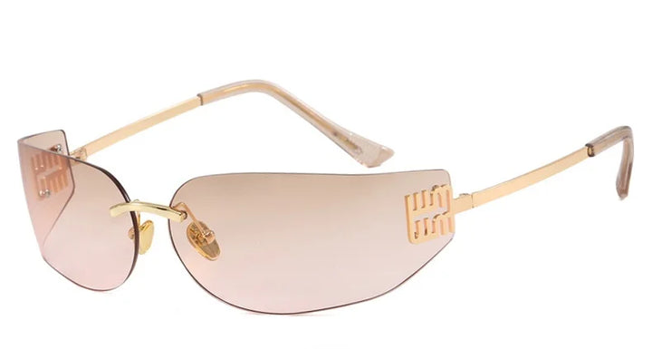 Sonnenbrille Ava – Elegante rahmenlose Light Luxury