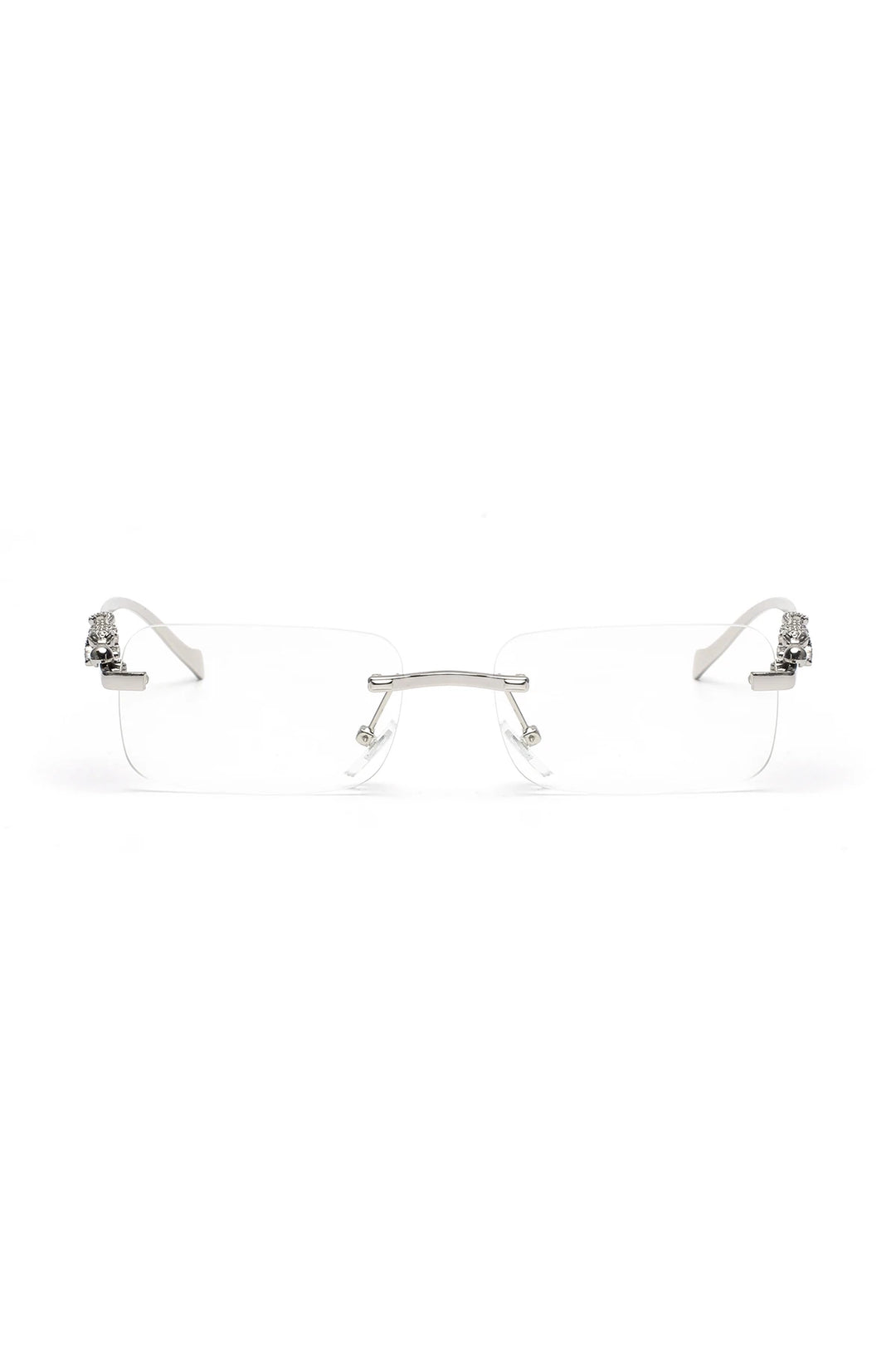 Ruiao rimless sunglasses UV400 fashion square metal glasses for men women designer man's brand sun glasses shades for outdoor