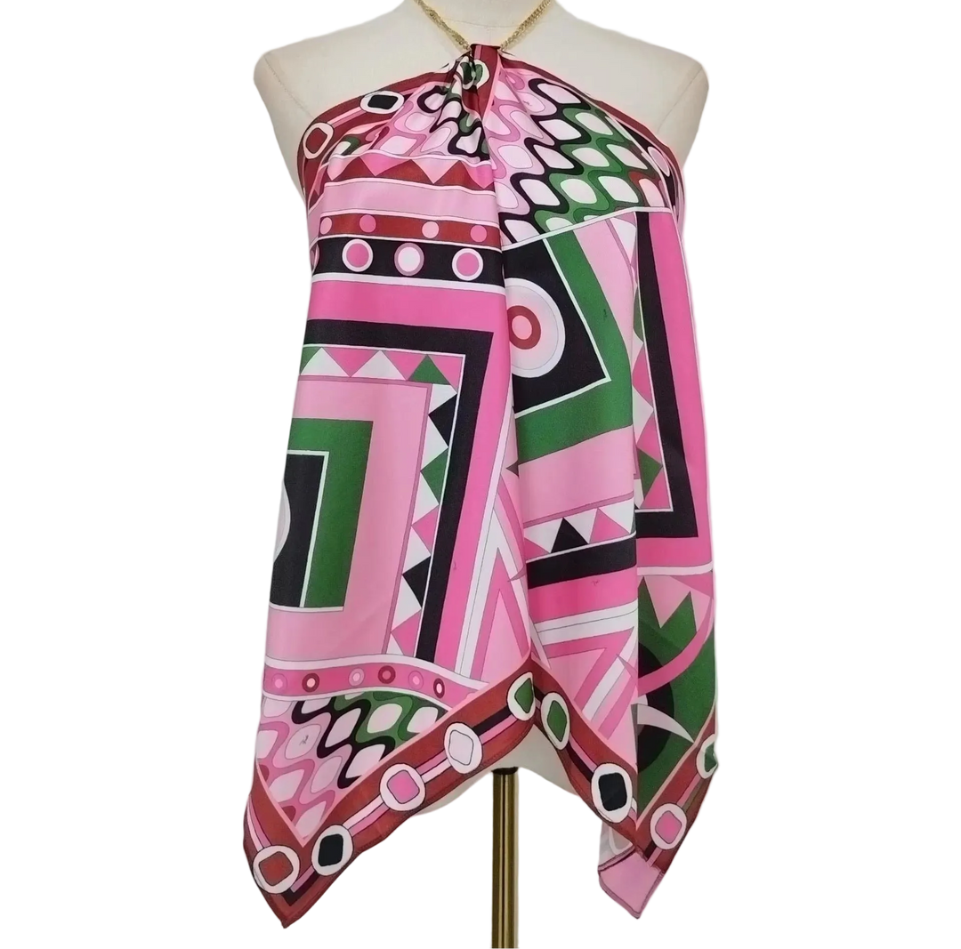 Satin Halter Neck Tank Top