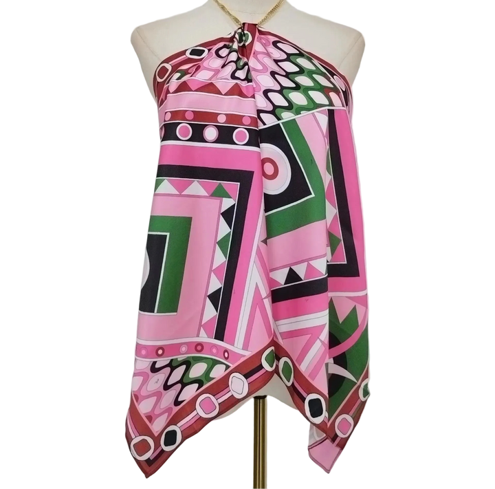 Satin Halter Neck Tank Top