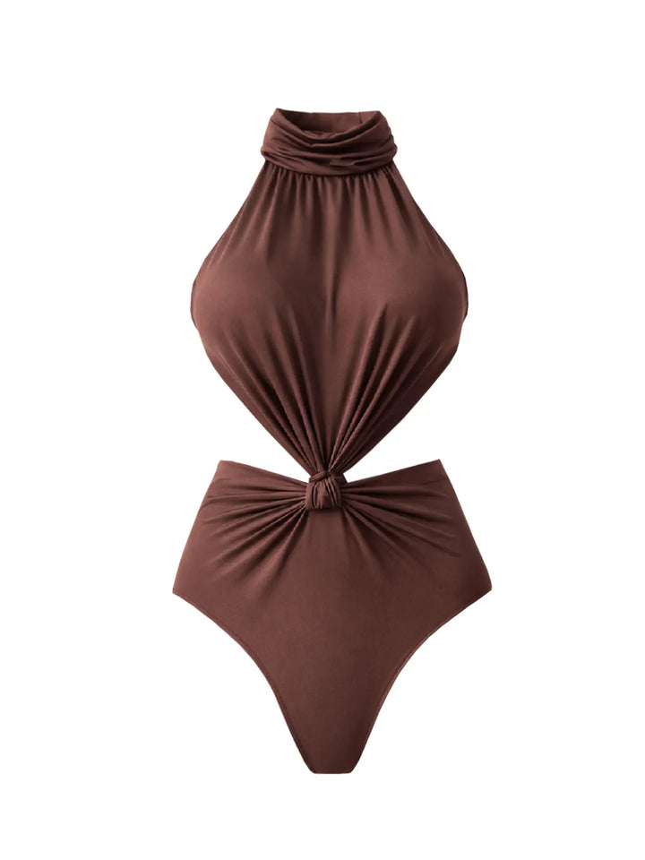 Isabella Luxury One-Piece Swimsuit – Taillenloser Badeanzug mit Rock für Damen