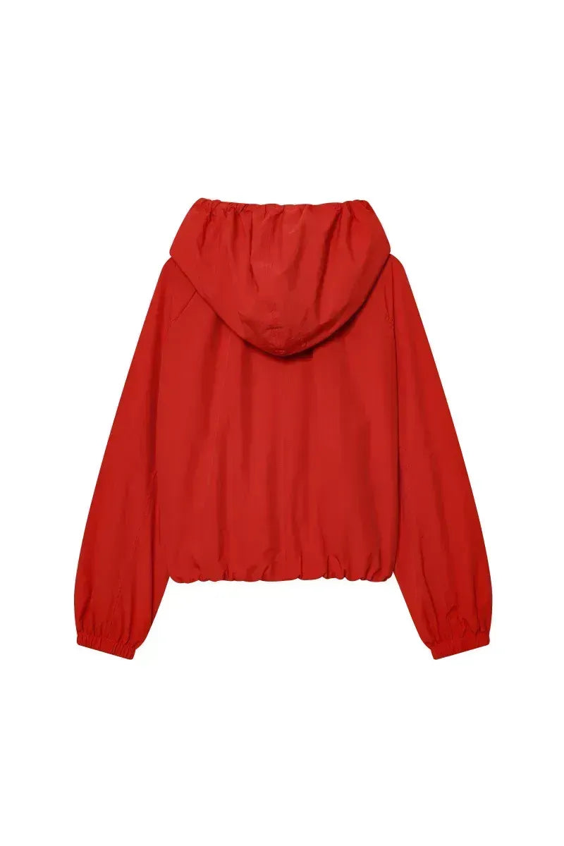Ariane Hooded Coat – Oversize Damenjacke mit Kapuze