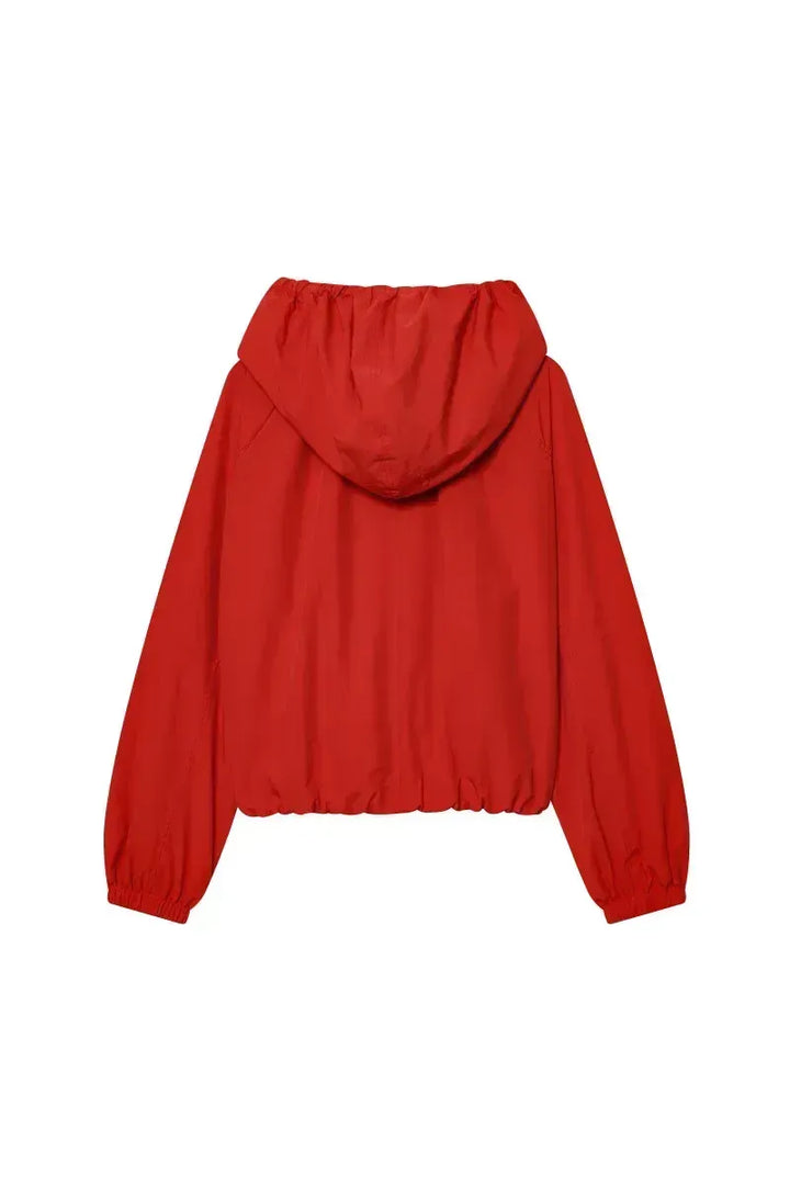 Ariane Hooded Coat – Oversize Damenjacke mit Kapuze