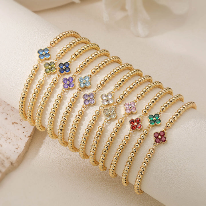 LUMINA Birthstone Bracelet – Verstellbares Geburtsstein Armband
