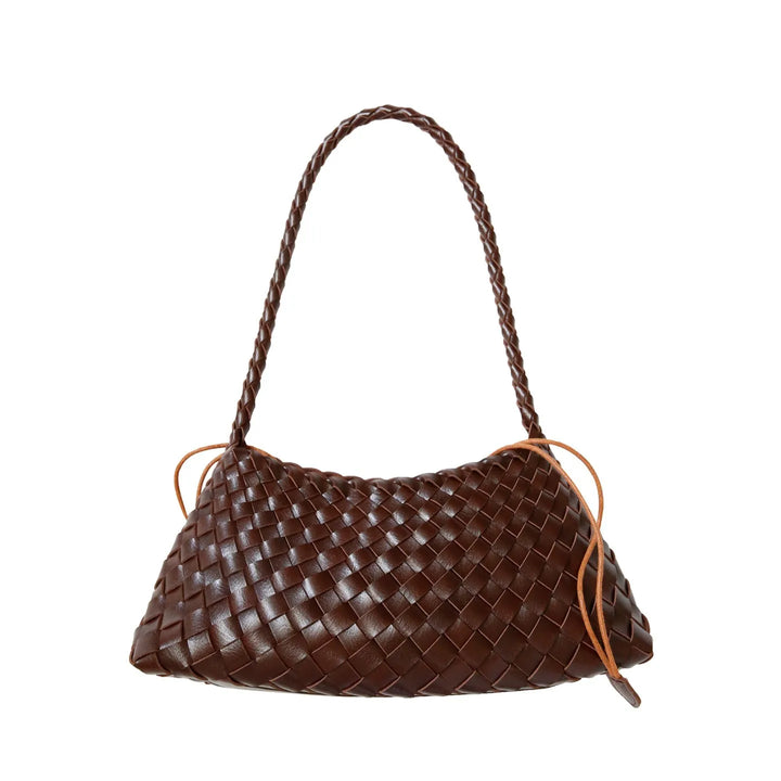 SOFIA Woven Bucket Bag – Elegante geflochtene Schultertasche