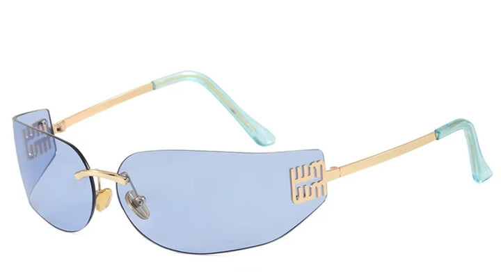 Sonnenbrille Ava – Elegante rahmenlose Light Luxury