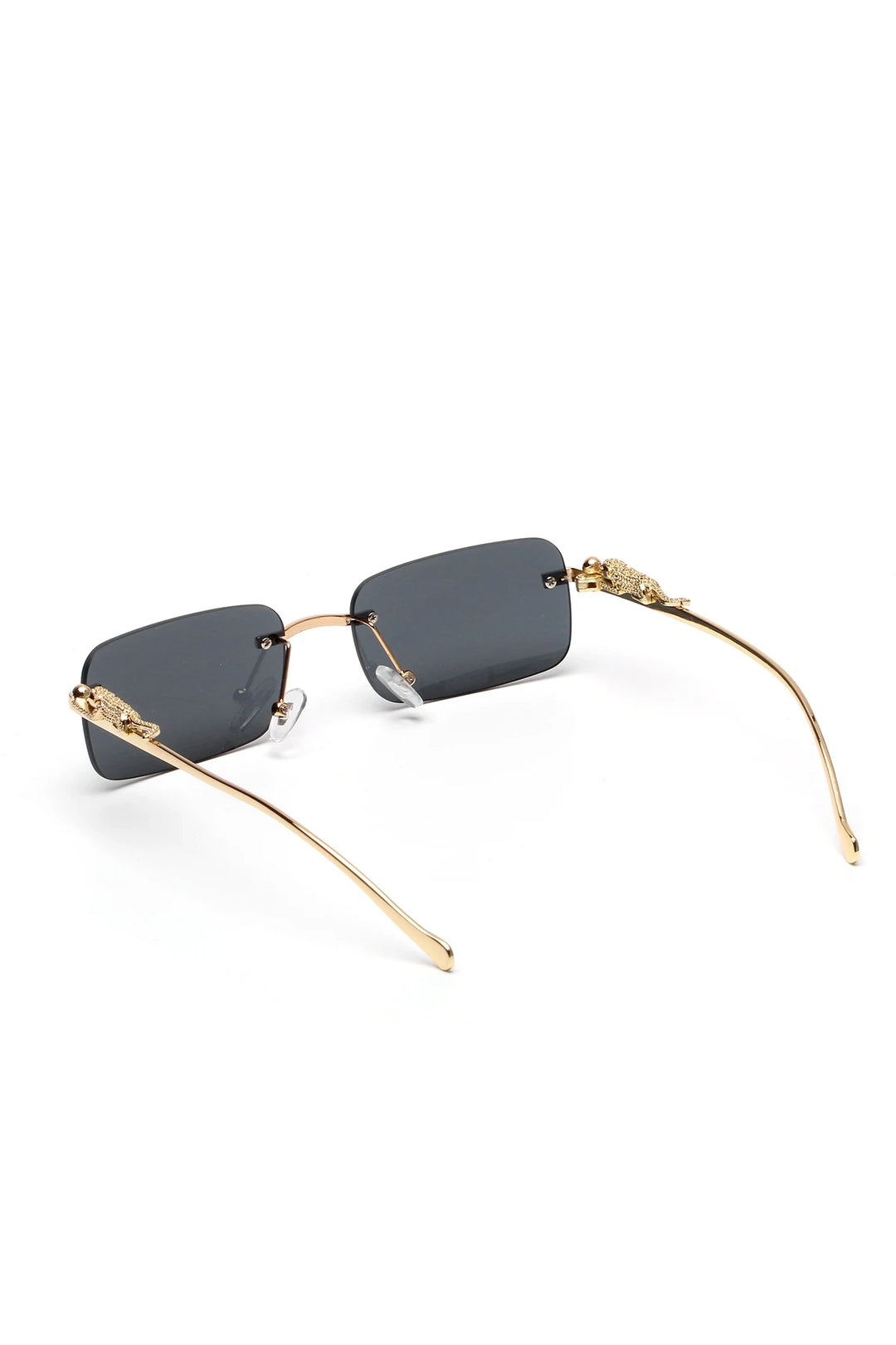 Ruiao rimless sunglasses UV400 fashion square metal glasses for men women designer man's brand sun glasses shades for outdoor