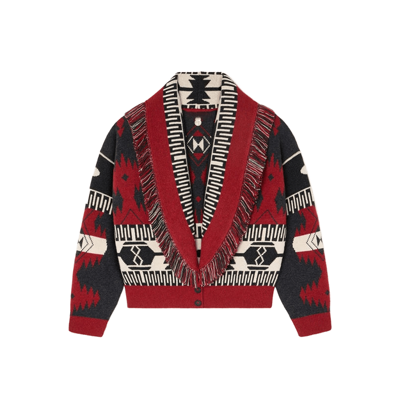 AMARA – Fransen Strickcardigan - ZAYVI