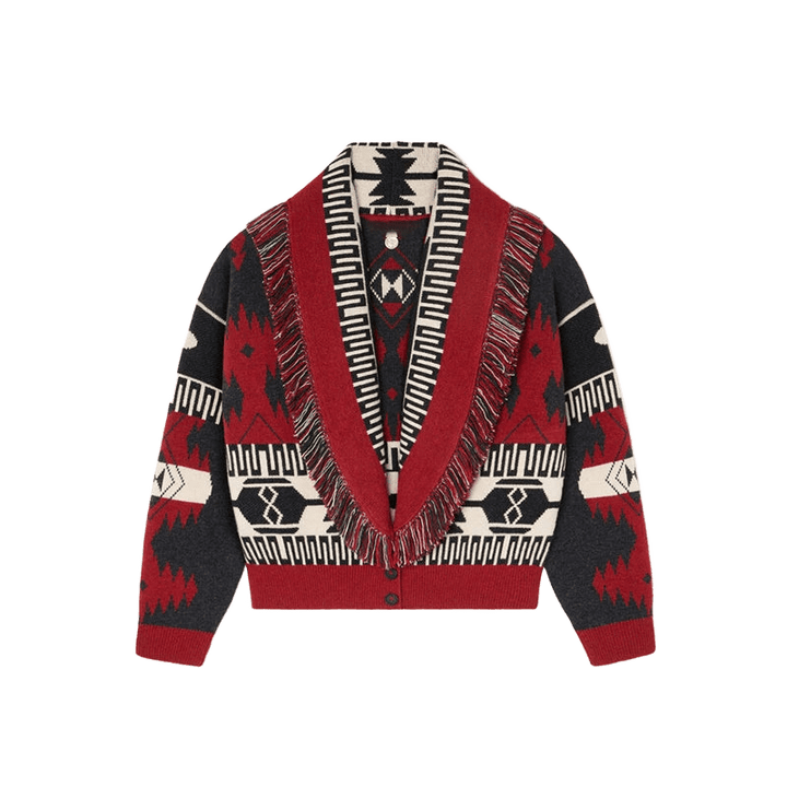 AMARA – Fransen Strickcardigan - ZAYVI