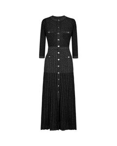 MIRAEE-UNIFORM-2026 | Amélie Kleid – Elegantes Damen Kleid mit Stil – Schwarz – freigestellte Produktansicht auf weißem Hintergrund