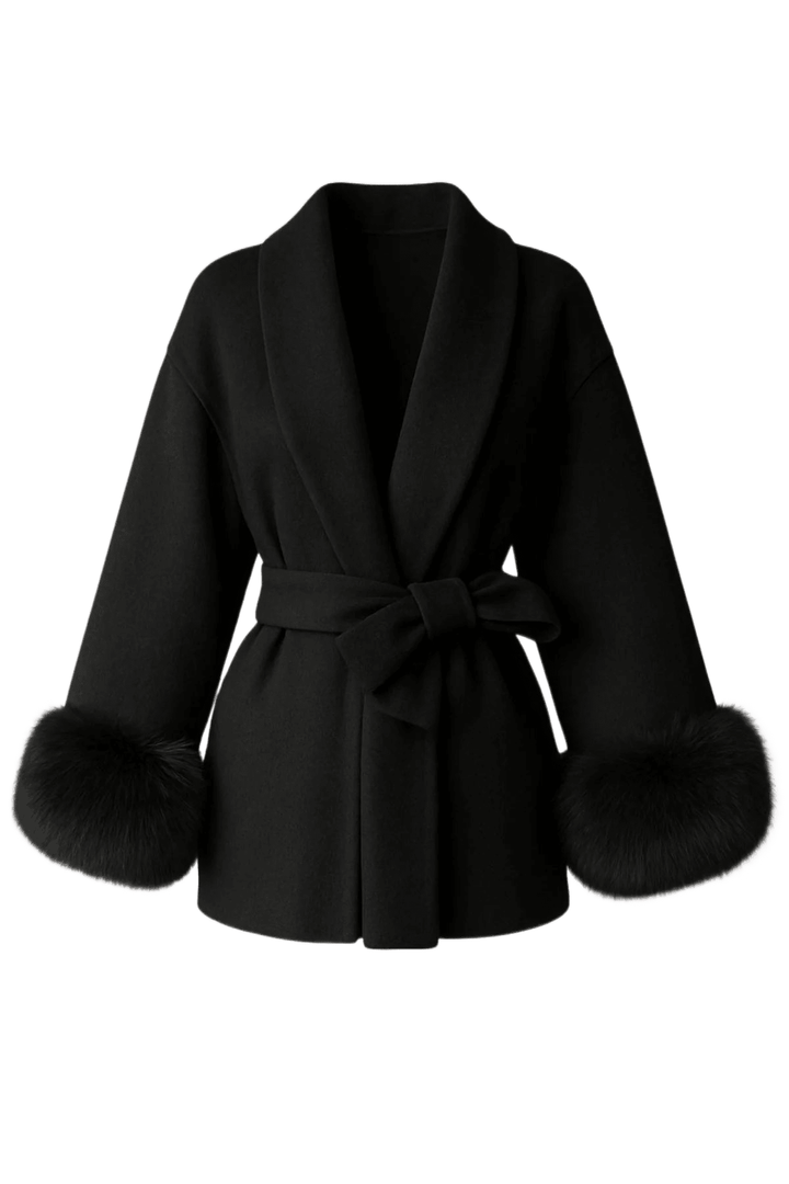 ARCTIC GRACE – Eleganter Wollmantel für Damen - Miraee Paris