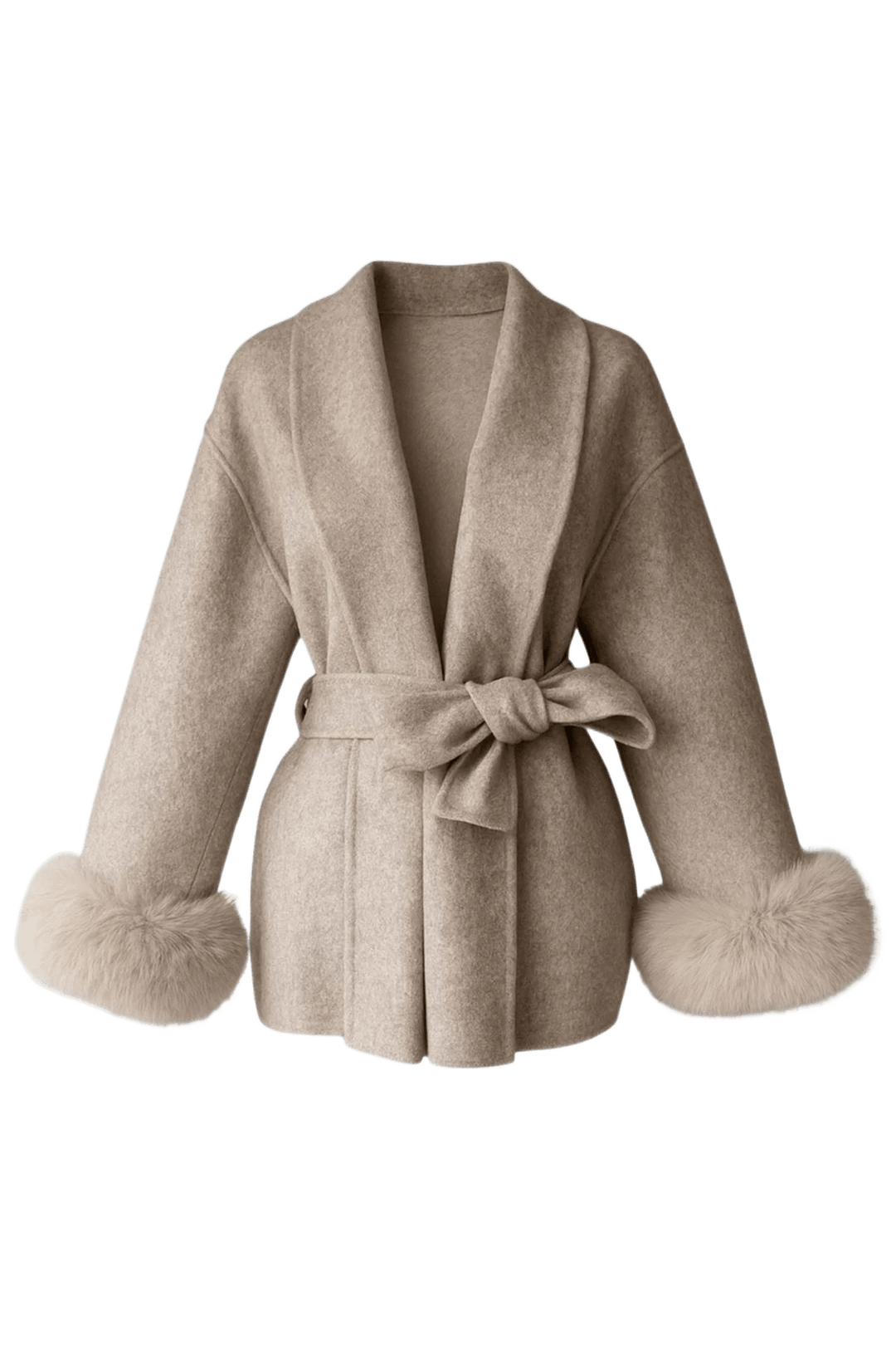 ARCTIC GRACE – Eleganter Wollmantel für Damen - Miraee Paris