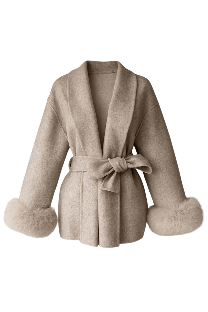 ARCTIC GRACE – Eleganter Wollmantel für Damen - Miraee Paris