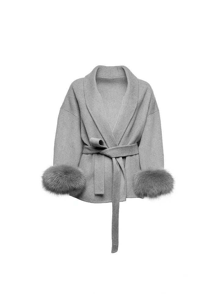 Arctic Grace Wool Coat - Miraee Paris