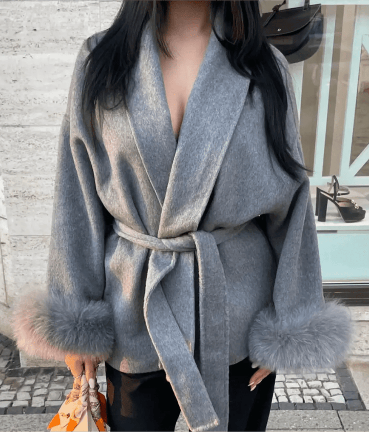Arctic Grace Wool Coat - Miraee Paris