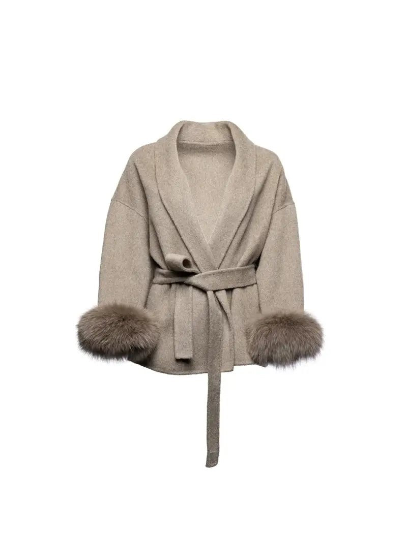 Arctic Grace Wool Coat - Miraee Paris