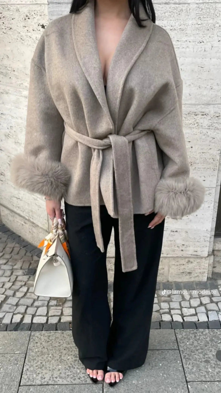 Arctic Grace Wool Coat - Miraee Paris