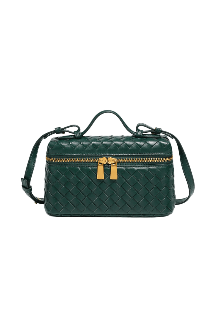 AURELIA – Luxuriöse Ledertasche mit Flechtdesign - ZAYVI