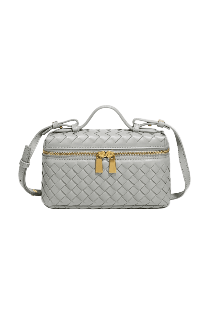 AURELIA – Luxuriöse Ledertasche mit Flechtdesign - ZAYVI